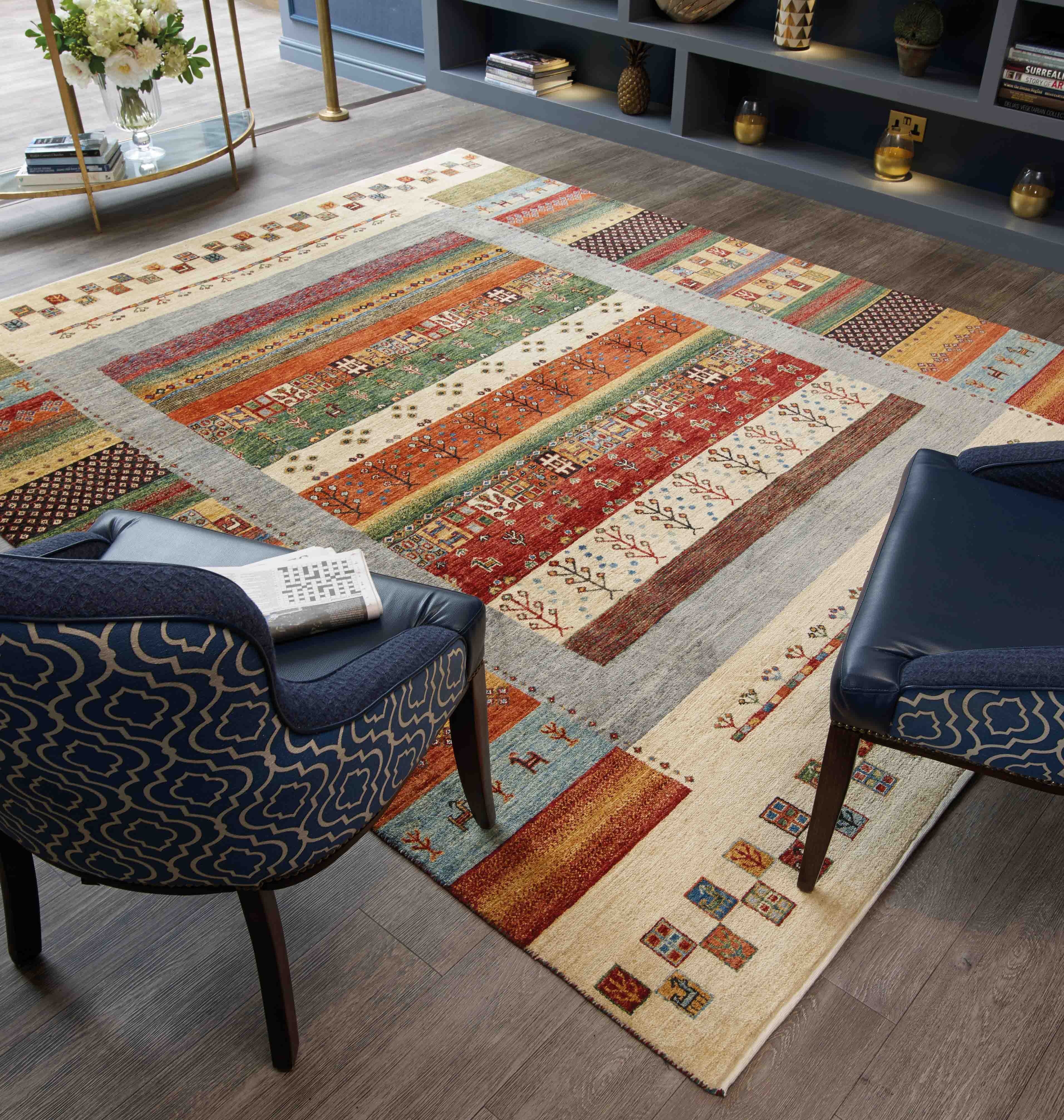 Our Modern rugs are still handmade