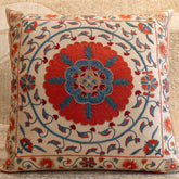 Handmade Uzbek Suzani Silk Cushion - 307746AI