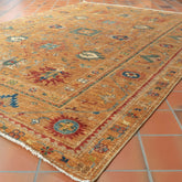 Handmade extra fine Afghan Kazak rug - 308259