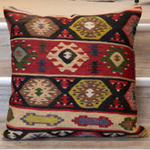 Large Handmade Turkish kilim cushion - 309673-AF