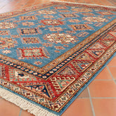 Handmade fine Afghan Kazak rug - 309836