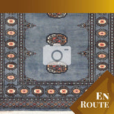 Handmade Pakistan Bokhara rug - ENR309992