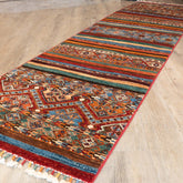 Handmade Afghan Kharjeen medium runner - 310076