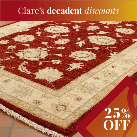 Handmade Afghan Ziegler rug - 262881