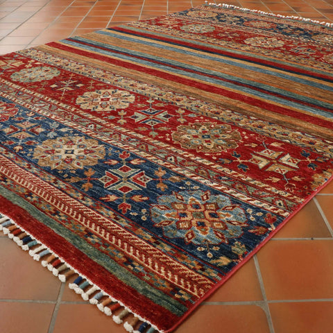 Fine handmade Afghan Samarkand rug - 274315