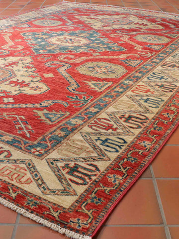 Handmade Afghan extra fine Kazak rug - 284929