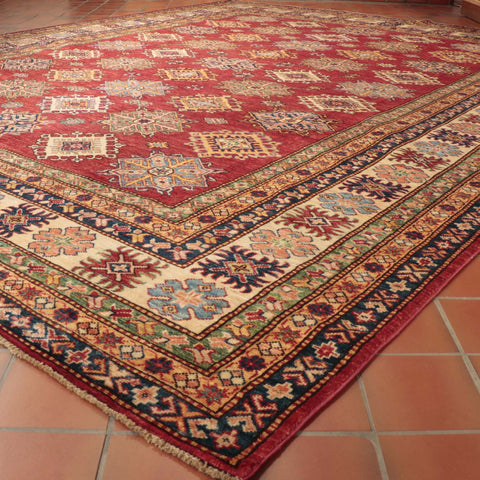 Fine handmade Afghan Kazak carpet - 284953