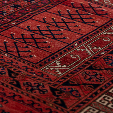 Handmade antique Turkoman Hatchlu rug - 295619