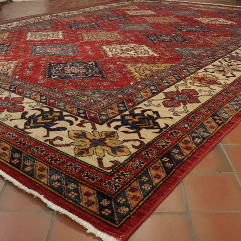 Handmade Afghan Kazak carpet - 295879