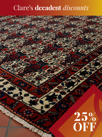 Handmade Persian Abadeh rug - 306289