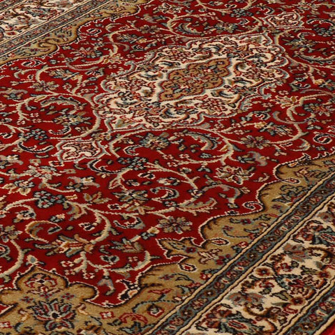 Fine handmade Kashmir silk rug - 306349