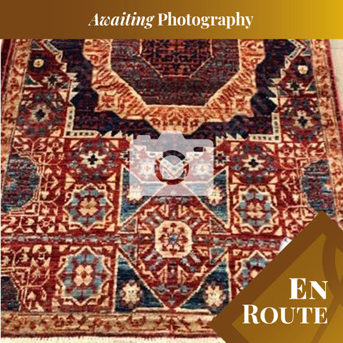 Handmade Afghan Mamluk runner - ENR306431