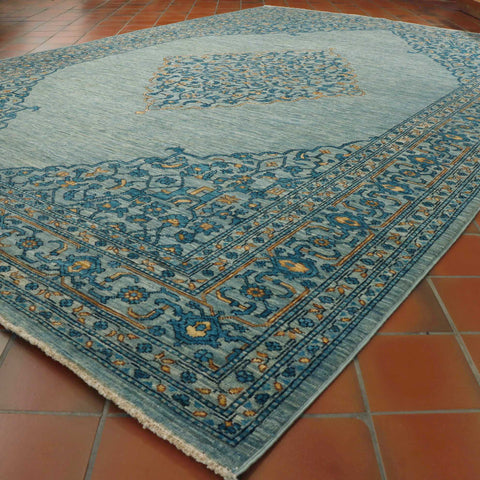 Fine handmade Afghan Modern Ziegler carpet - 306472