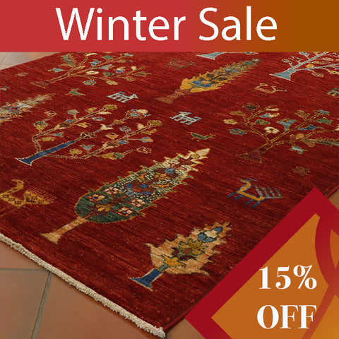 Handmade Afghan Shahi rug - WS306475
