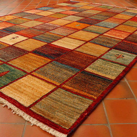 Fine handmade Afghan Loribaft rug - 306540