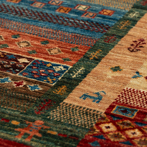 Handmade Afghan Loribaft runner - 306550