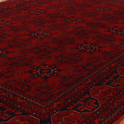 Fine handmade Afghan Belgique rug - 306655