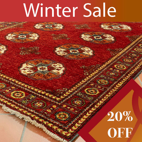 Handmade Afghan Ersari rug - WS306974