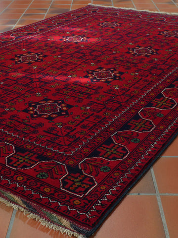 Handmade Afghan Kunduz rug - 306982