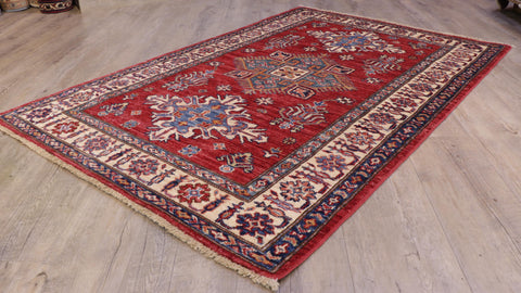 Handmade fine Afghan Kazak rug - 307024