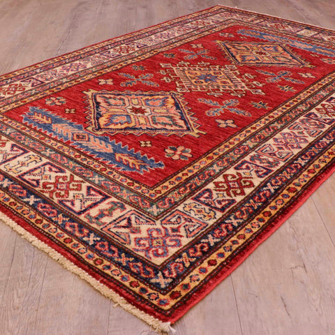 Handmade fine Afghan Kazak rug - 307027