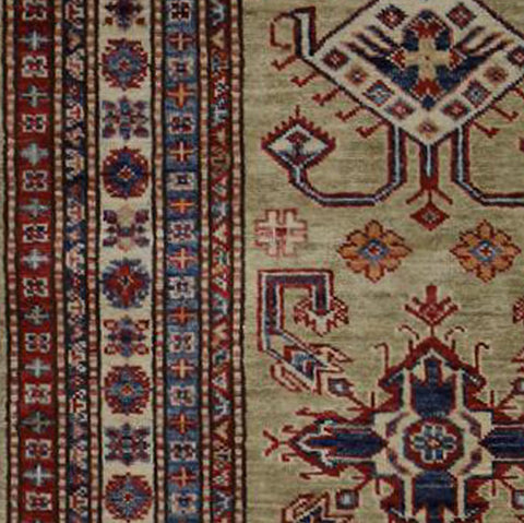 Handmade Afghan Kazak rug - ENR307034