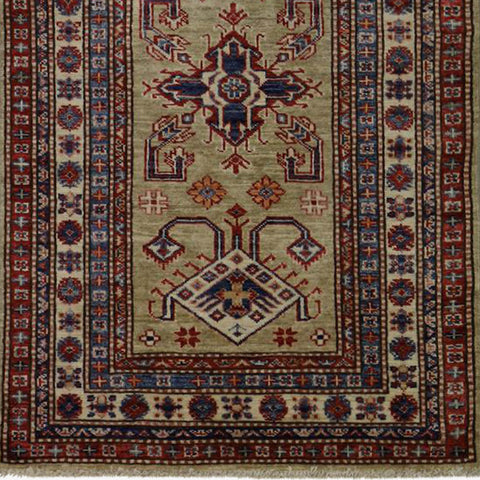 Handmade Afghan Kazak rug - ENR307034