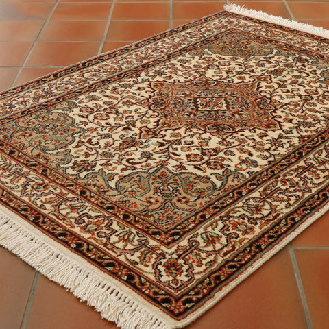 Fine handmade Kashmir silk rug - 307285