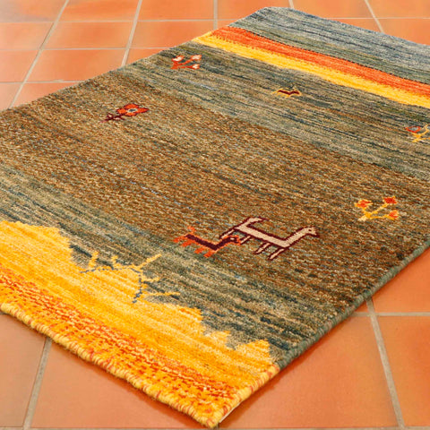 Handmade Afghan Luri Gabbeh rug - 307328