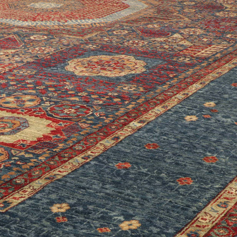 Handmade Afghan Mamluk oversize carpet - 307331