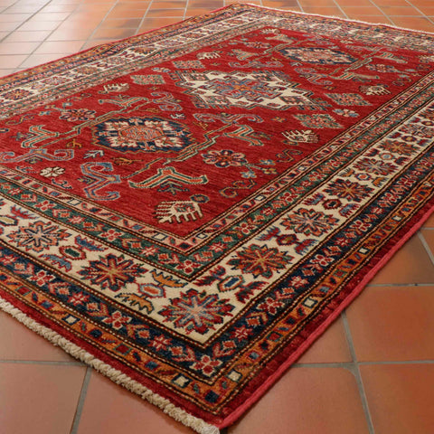 Handmade Afghan Kazak rug - 307372