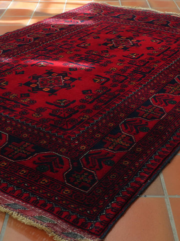 Handmade Afghan Kunduz rug - 307430