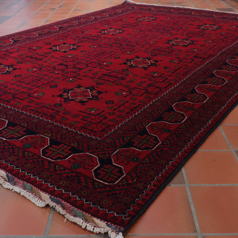 Handmade fine Afghan Kunduz rug - 307432