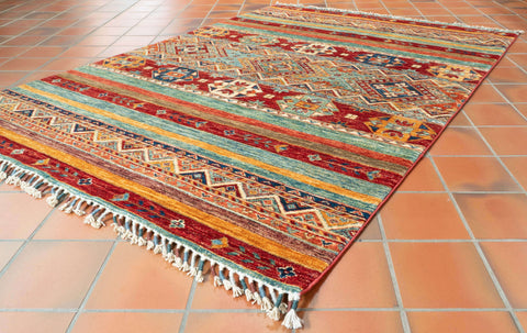 Handmade Afghan Kharjeen rug - 307500