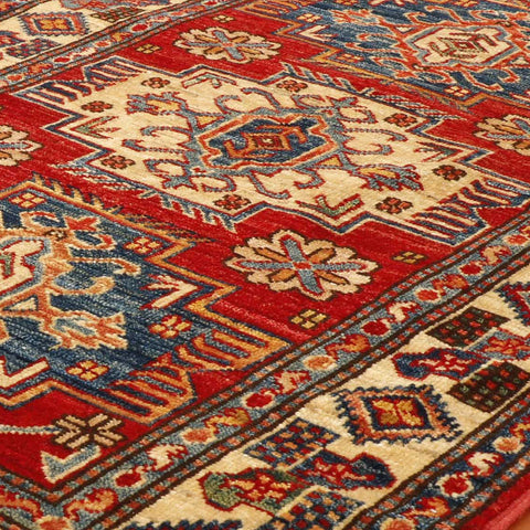 Fine handmade Afghan Kazak rug - 307565