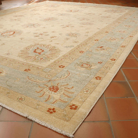 Handmade fine Afghan Ziegler carpet - 307635