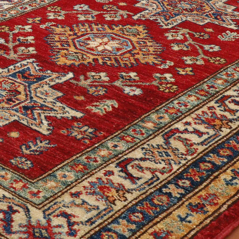 Handmade Afghan Kazak rug - 307756