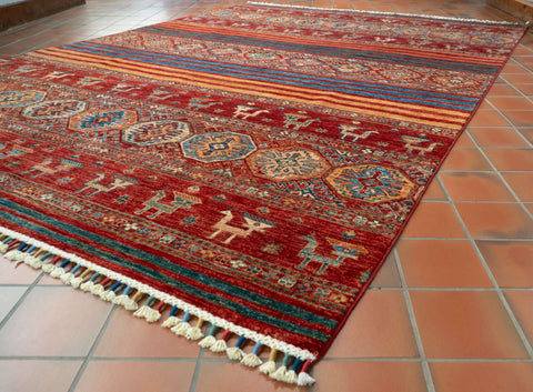 Handmade Afghan Aryana carpet - 307764