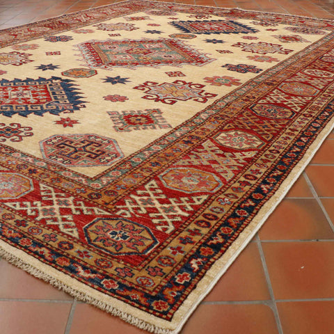 Extra fine handmade Afghan Kazak rug - 307783