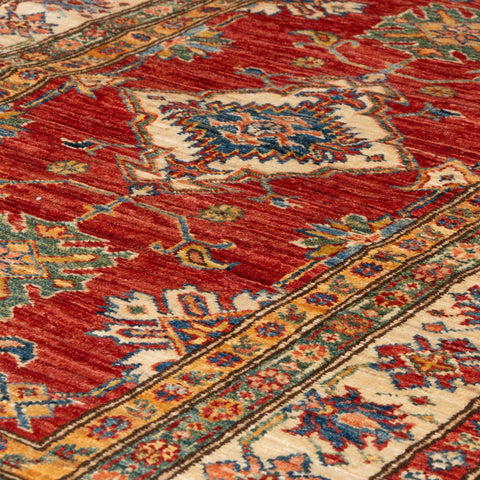 Handmade fine Afghan Kazak rug - 307805