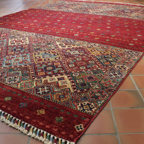 Handmade Afghan Kharjeen carpet - 307808