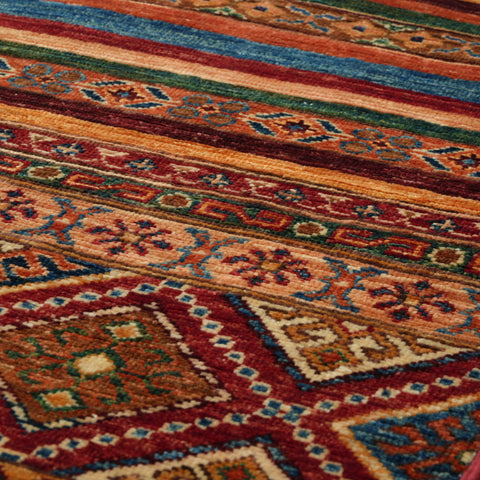 Handmade Afghan Kharjeen runner - 307819