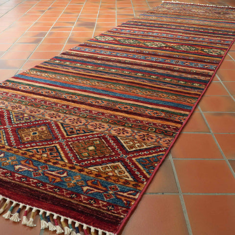 Handmade Afghan Kharjeen runner - 307819