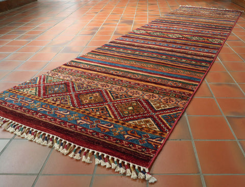 Handmade Afghan Kharjeen runner - 307819