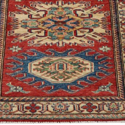 Fine handmade Afghan Kazak rug - ENR307890