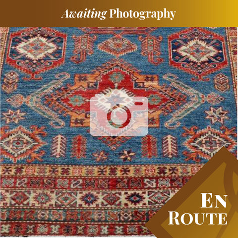 Handmade Afghan Kazak rug - ENR307898