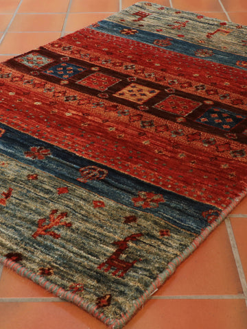 Handmade Afghan Luri Gabbeh rug - 307974