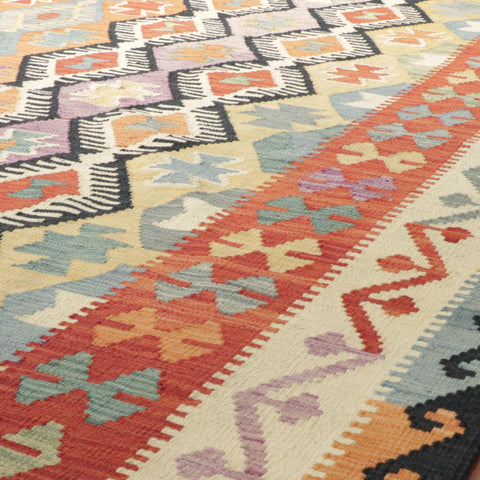 Handmade Afghan Kilim carpet - 307990