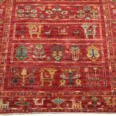 Handmade Modern Afghan Samarkand rug - ENR308001