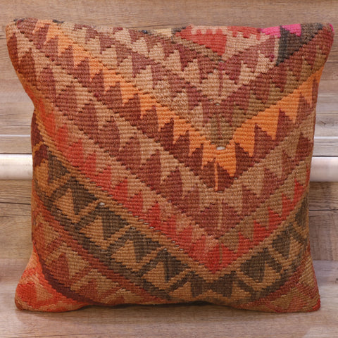 Small Handmade Turkish kilim cushion - 308032